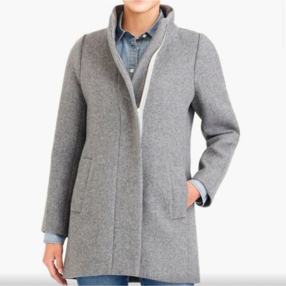 J.Crew Mercantile Women’s Wool Blend City Jacket - Full Zip